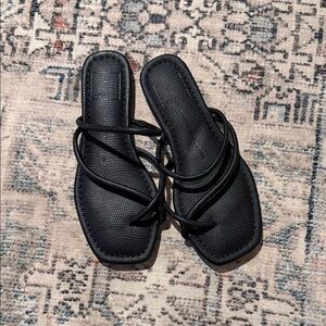 Dolce Vita Black Strappy Sandals